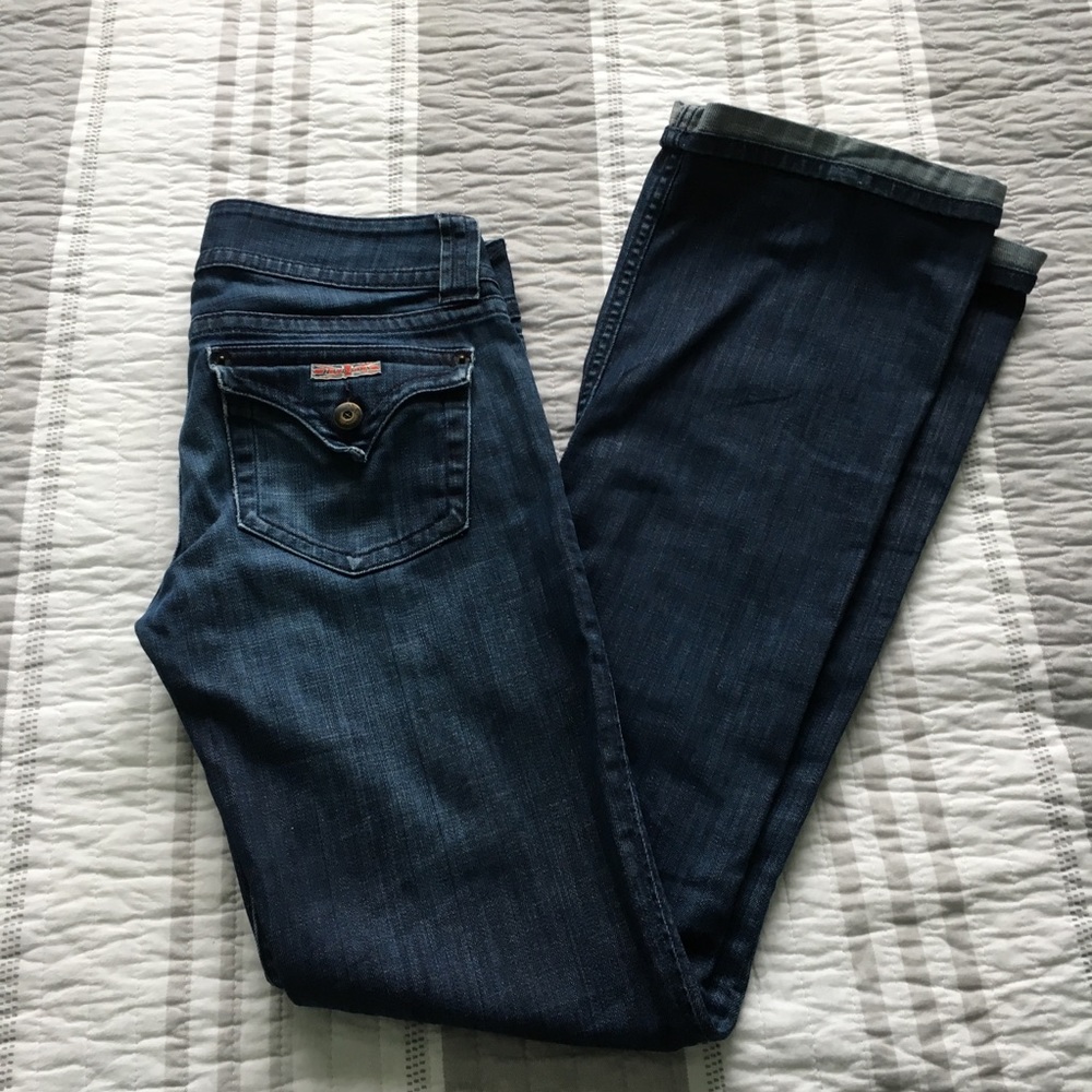 Hudson Jeans 27 Bootcut Distressed